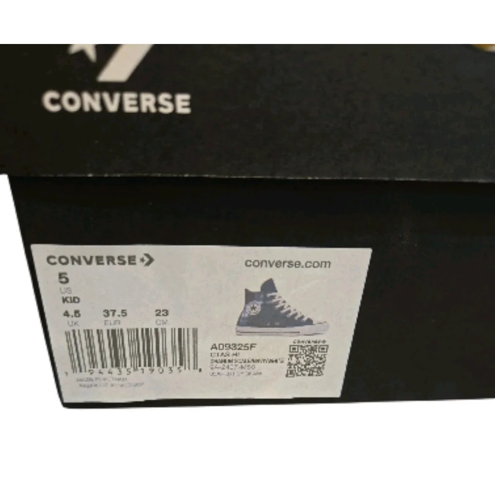 Converse Chuck Taylor Size 5 Youth Dragon Scale/navy/white Hi Top A09325F (Shelf